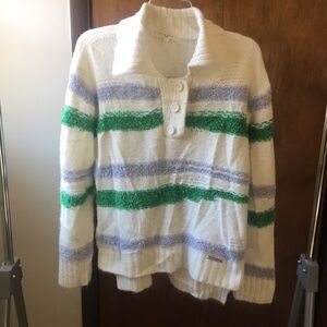 Kroche Paris Striped Sweater Size Medium